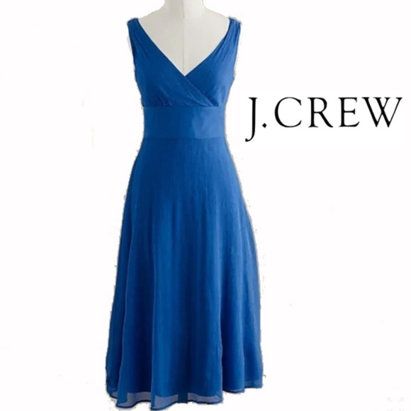 J. Crew Dresses & Skirts - J. Crew Sophia Dress in Silk Chiffon
